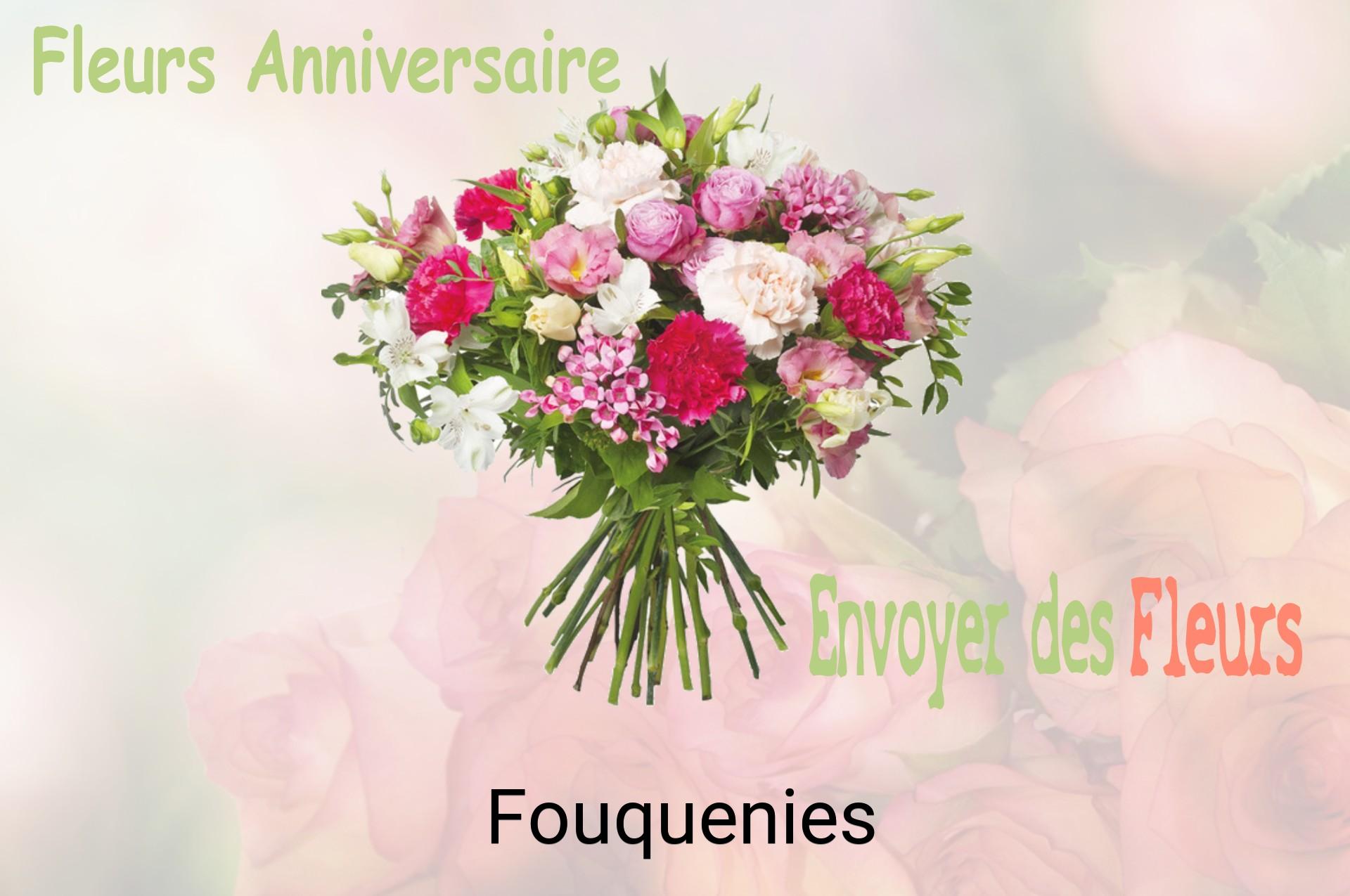 Bouquet de fleurs d’anniversaire livré à Fouquenies
